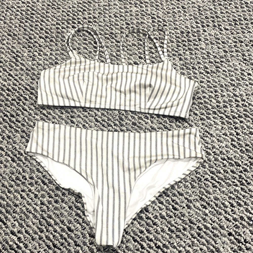 Cute striped ardene bathing suit